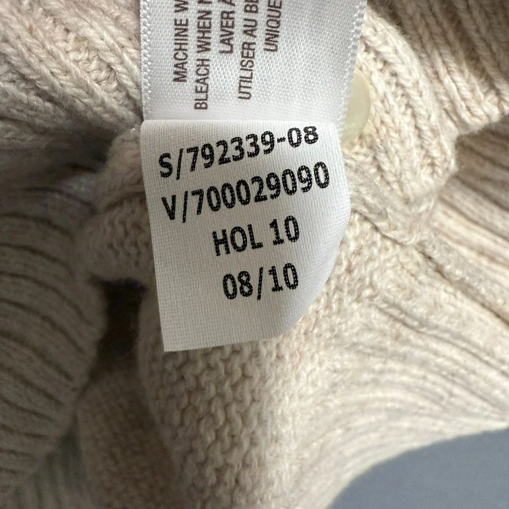 Old Navy Argyle Cardigan Sweater XXL Beige Orange Preppy Grandmacore Geek NWT‎